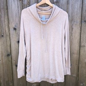 Maternity Khaki Hoodie